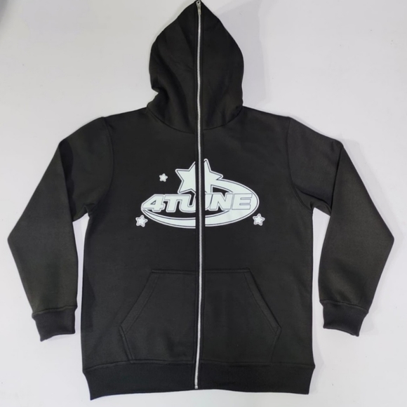 4TUNE BRAND FULL ZIP UP HOODIE - Picture 3 of 9